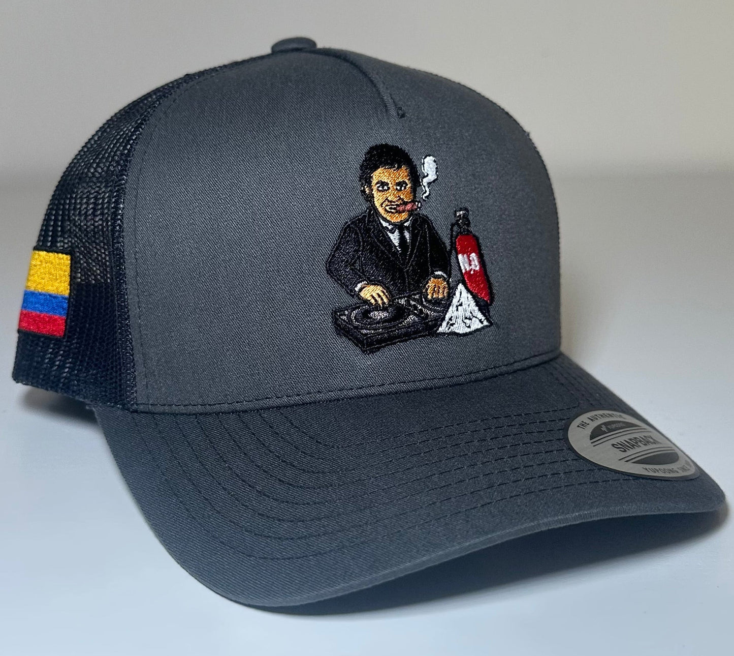 Pablo on set - GREY